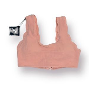 Zaful blush tie back bikini size M